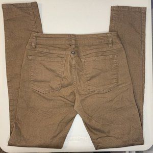 PrAna Womens‎ 0/25 Jeans Brown Skinny Pants Organic Cotton Stretch